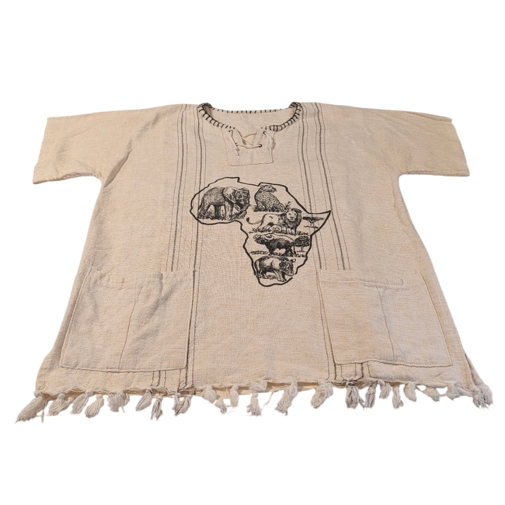 Big Five African Safari Print Shirt